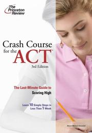 Cover of: Crash Course for the ACT by Princeton Review