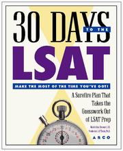 Cover of: 30 Days to the Lsat (Arco's 30-Day Guides) by Mark Alan Stewart, Frederick J., Ph.D. O'Toole