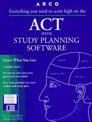 Cover of: Act With Study-Planning Software: User's Manual (Master the New Act Assessment)