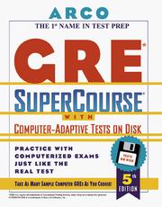Cover of: Gre Supercourse With Computer-Adaptive Tests on Disk: User's Manual (Gre Supercourse)