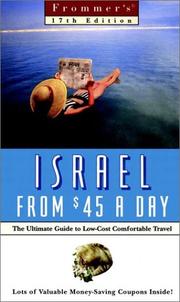 Cover of: Frommer's Israel From $45 a Day (17th Ed)