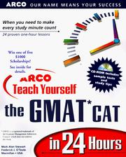 Cover of: ARCO Teach Yourself the GMAT CAT in 24 Hours, with CD-ROM