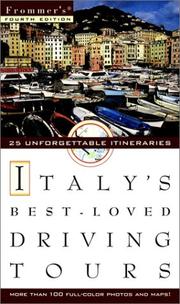 Cover of: Frommers's Italy's Best-loved Driving Tours (Frommer's Best-Loved Driving Tours. Italy, 4th ed)
