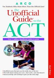 Cover of: Unofficial Guide to the ACT