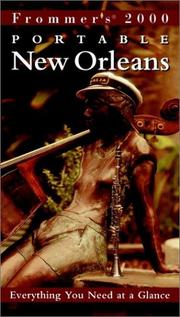 Cover of: Frommer's Portable New Orleans 2000 (Frommer's Portable Guides)