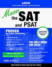 Cover of: Master the SAT & PSAT 2000 ED (Sat and Psat (Arco), 2000)