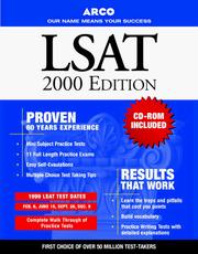 Cover of: LSAT 2000 Edition with CD-ROM (Master the Lsat (Book & CD Rom))