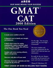 Cover of: Arco Everything You Need to Score High on the Gmat Cat 2000