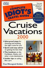 Cover of: The Complete Idiot's Guide to Cruise Vacations