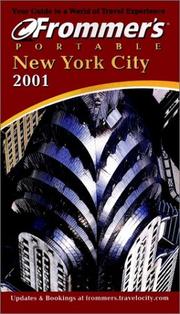 Cover of: Frommer's 2001 Portable New York City (Frommer's Portable New York City)