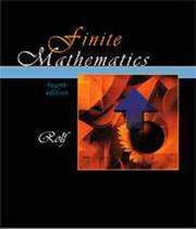 Cover of: Finite Mathematics by Howard Rolf