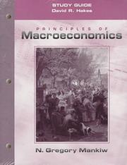 Cover of: Principles of Macroeconomics by N. Gregory Mankiw