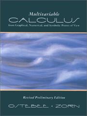 Front cover of Multi Calculus from Gns Pointview by Ostebee