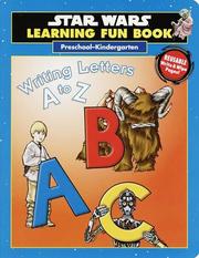 Cover of: Writing Letters a to Z: Preschool-Kindergarten (SW Lrning Fun Book-Write/Wipe)