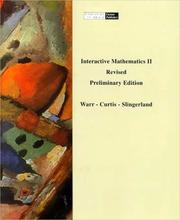 Cover of: Interactive Mathematics 2