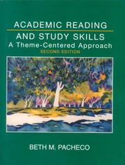 Cover of: Academic Reading and Study Skills