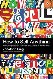 Cover of: How to Sell Anything by Jonathan Bing