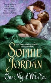 Cover of: One Night With You (Avon Historical Romance) by Sophie Jordan