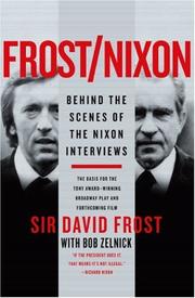 Cover of: Frost/Nixon by David Frost - undifferentiated