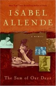 Cover of: The Sum of Our Days by Isabel Allende