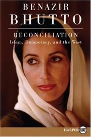 Reconciliation LP by Benazir Bhutto
