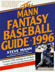 Cover of: The Mann Fantasy Baseball Guide 1996
