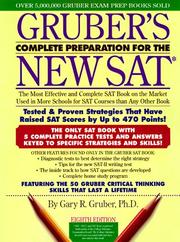 Cover of: Gruber's Complete Preparation for the New SAT 8E (Gruber's Complete Preparation for the Sat)