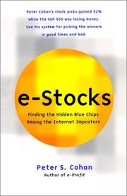 Front cover of E-stocks by Peter S. Cohan
