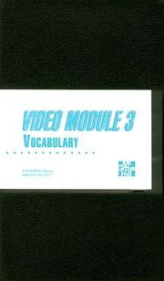 Cover of: Video Module 3 | Bill VanPatten