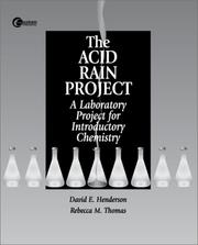 Cover of: Acid Rain Project