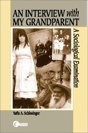 Cover of: An Interview With My Grandparent | Yaffa A. Schlessinger