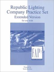Cover of: Republic Practice Set Extended Version by Kermit D. Larson, John J. Wild, Barbara Chiappetta