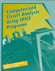 Cover of: Computerized Circuit Analysis Using Spice Programs