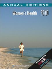 Cover of: Annual Editions: Women's Health 99/00