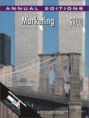 Cover of: Marketing: 99/00 (Annual Editions : Marketing) | John E. Richardson
