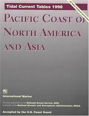 Cover of: Tidal Current Tables 1998: Pacific Coast of North America and Asia (Tidal Current Tables Pacific Coast of North America and Asia)