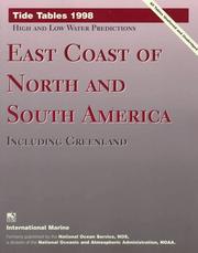 Cover of: Tide Tables 1998: East Coast of North and South America, Including Greenland (Serial)