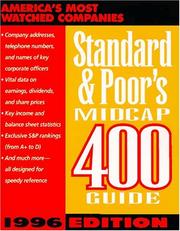 Cover of: Standard & Poor's Midcap 400 Guide (Standard & Poor's MidCap 400) by Standard & Poor's
