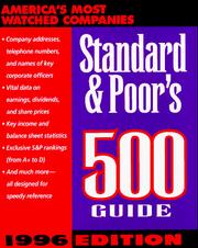 Cover of: Standard & Poor's 500 Guide by Standard & Poor's