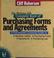 Cover of: The McGraw-Hill Complete Book of Purchasing Forms and Agreements