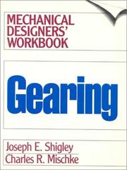 Cover of: Gearing by Joseph E. Shigley
