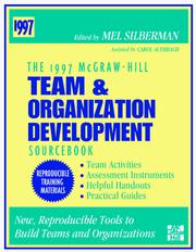 Cover of: The 1997 McGraw-Hill Team and Organization Development Sourcebook