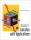 Cover of: Calculus With Application