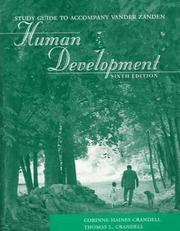 Cover of: Study Guide to Accompany Vander Zanden Human Development