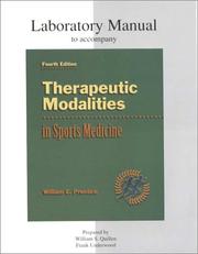 Cover of: Therapeutic Modalities in Sports Medicine: Laboratory Manual