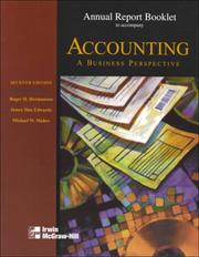 Cover of: Accounting 1997 Annual Report by Hermanson