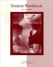 Cover of: Student Workbook to accompany Microeconomics