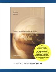 Cover of: Enterprise Information Systems