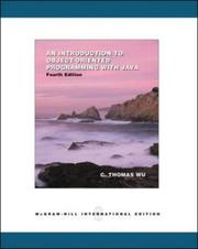 Cover of: An Introduction to Object-Oriented Programming with Java