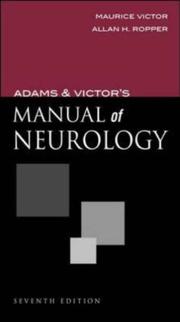 Cover of: Adams and Victor's Manual of Neurology